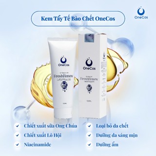 Tẩy tế bào chết Onecos FreshRenew Sữa Ong Chúa,tẩy da chết mặt,làm sạch,dưỡng ẩm,dưỡng sáng da 120g