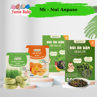  Mì Nui Ăn Dặm Vị Rau Củ Organic Anpaso Cho Bé Từ 6 Tháng Tuổi 