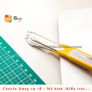 [ TÂM TÂM ] Lưỡi dao nhỏ , Lưỡi Dao lớn,  Deli 30 độ , 45 độ , Deli Cutter Blade