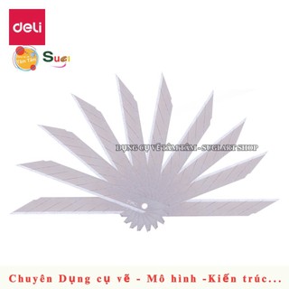 [ TÂM TÂM ] Lưỡi dao nhỏ , Lưỡi Dao lớn,  Deli 30 độ , 45 độ , Deli Cutter Blade