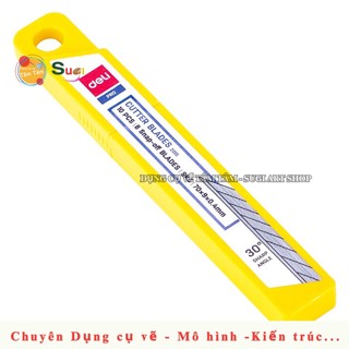 [ TÂM TÂM ] Lưỡi dao nhỏ , Lưỡi Dao lớn,  Deli 30 độ , 45 độ , Deli Cutter Blade
