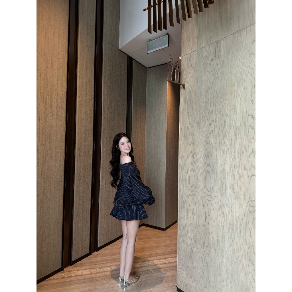 Đầm trễ vai form bí Maimei dress thiết kế Aguja | BigBuy360 - bigbuy360.vn