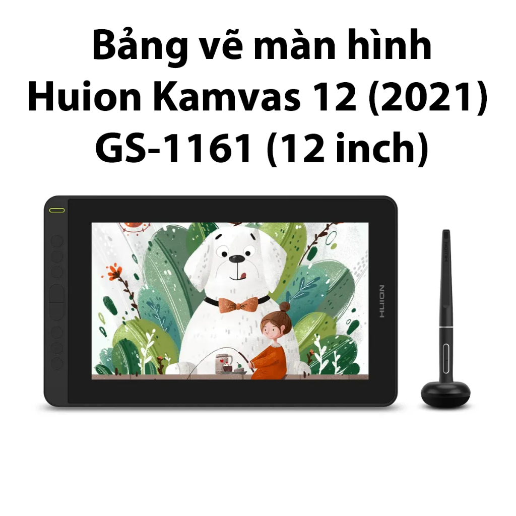 Bảng vẽ Huion Kamvas 12 (2021) sử dụng sơ, còn rất mới