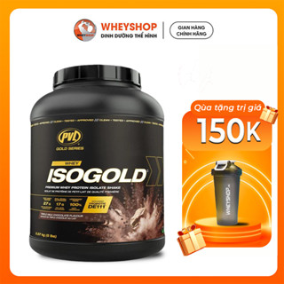 Sữa bột hỗ trợ tăng cơ PVL ISO GOLD 5lbs (2.3kg) - WHEYSHOP VN
