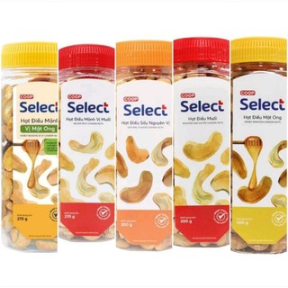 [DATE MỚI] Hạt Điều Sấy Coop Select , Cao Cấp Finest 650g - Tết