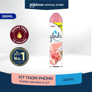 Xịt phòng Glade 280ml (Chính hãng - Nhiều mùi hương)
