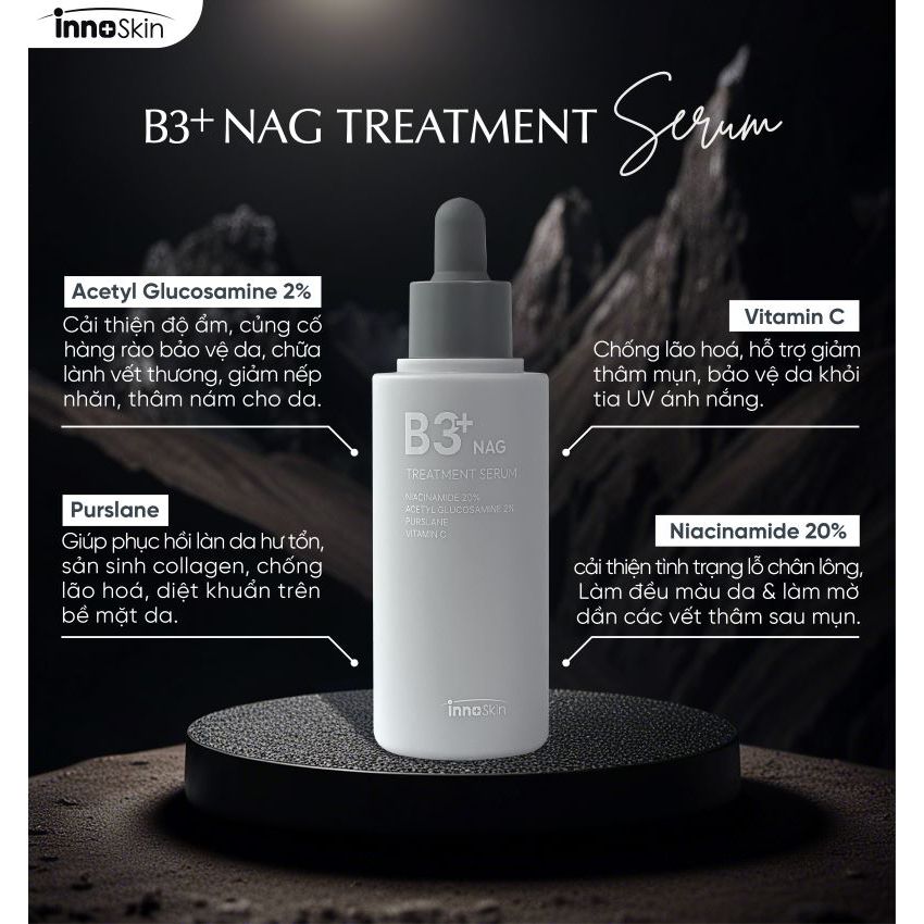 Serum Innoskin B3 NIA 20% NAG 50ml giảm nếp nhăn, sáng da