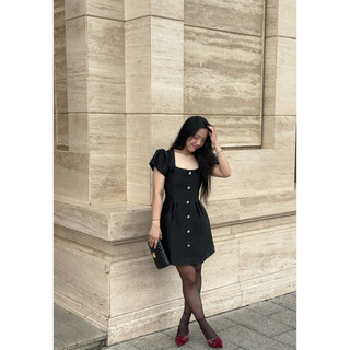 MONTE - ĐẦM CỔ THANG TAPTA NÚT NGỌC