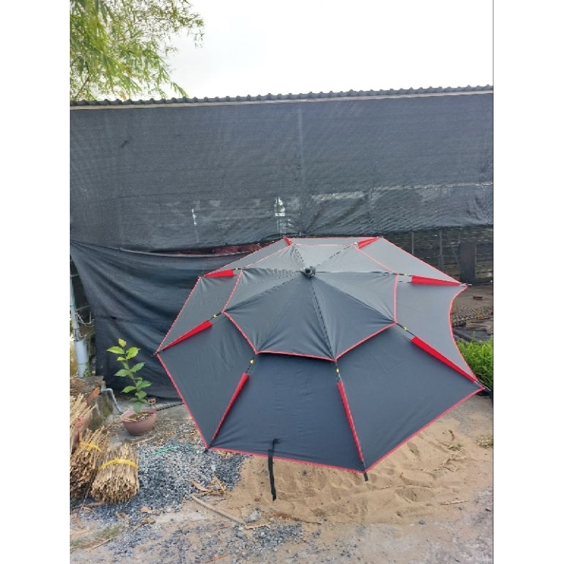 dù câu cá. dù ghim đất 2m4