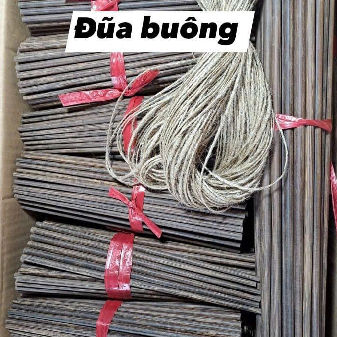 <TẶN 1 ĐÔI ĐŨA XÀO> Bó 50 đôi đũa Buông dài 25,5cm, đũa ăn cơm, dùng được máy rửa chén.
