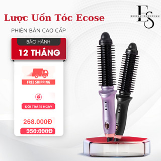 Lược tạo kiểu tóc ECOSE làm phồng chân tóc, trải tóc chữ c, máy uốn tóc cao cấp đa năng