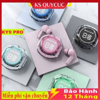 Tai Nghe Bluetooth Không Dây KY9 Air39 Ultrapods Pro V5.3 Cảm Ứng Âm Thanh Hifi Màn Hình Led Có Mic Đàm Thoại