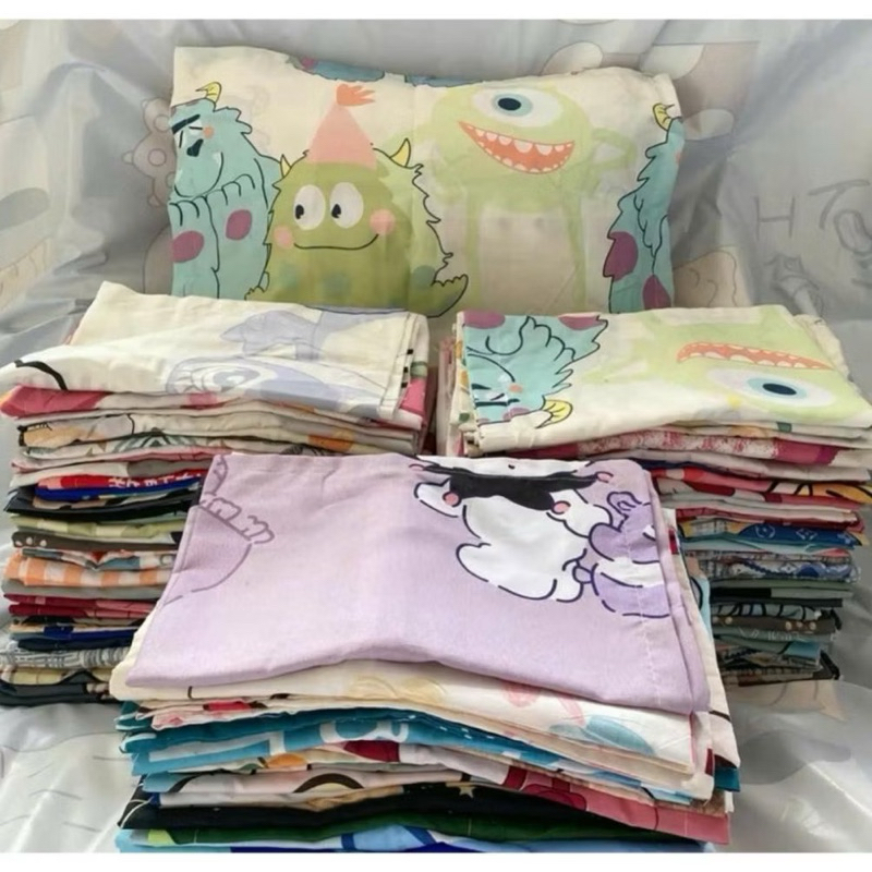 vỏ gối, áo gối vỏ gối cotton poly kt 45x65cm nhiều màu