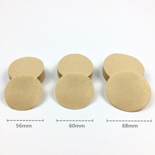 Set 100 Miếng Giấy Lọc Cà Phê Hình Tròn Từ 56mm đến 68mm