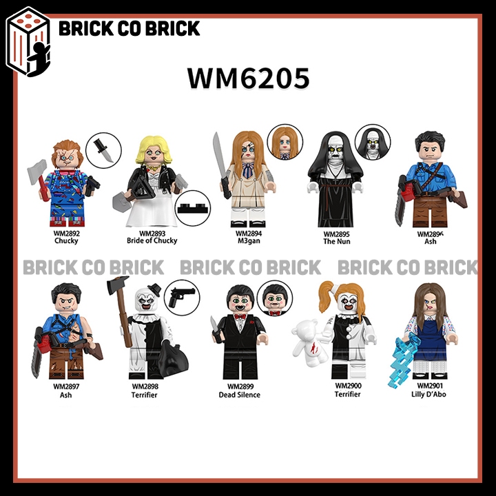 Nhân vật Chucky Mô hình Nhân vật Kinh Dị Chucky Mô hình Ash The Nun Terrifier WM6205