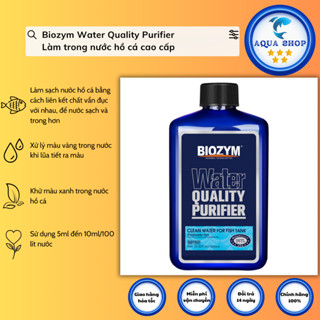 Biozym Water Quality Purifier làm trong nước hồ cá cao cấp
