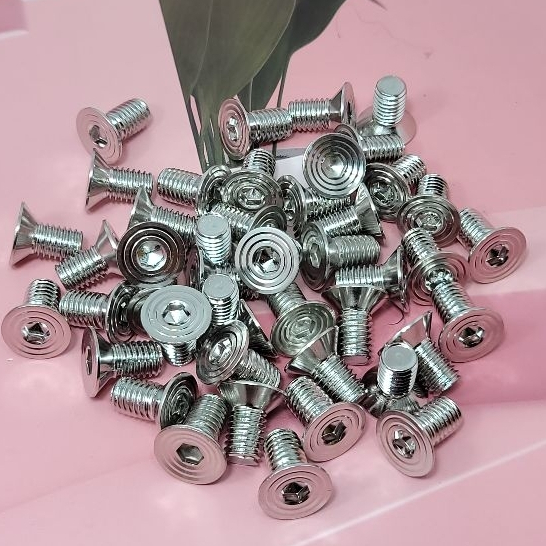 ốc lòng đĩa ktm size 6li, 8 li dù âm inox 304