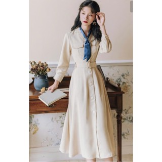 Váy nữ dáng dài, đầm maxi nữ thắt đai eo kèm dây nơ phong cách tiểu thư công sở nữ tính, chất vải mềm 7.Beautiful V188