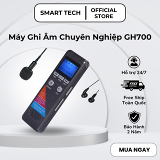 Máy Ghi Âm Chuyên Nghiệp Sony GH700, Máy Thu Âm 2 Micro Lọc Tiếng Ồn Cực Tốt, Pin Khủng, Bộ Nhớ Trong 32GB. BH 2 Năm