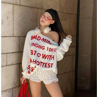 [RẺ VÔ ĐỊCH] Áo Nữ Trễ Vai Tay Dài Form Oversize Hottest Sweater - Áo Lệch Vai  ĐỦ Màu HOTTREND