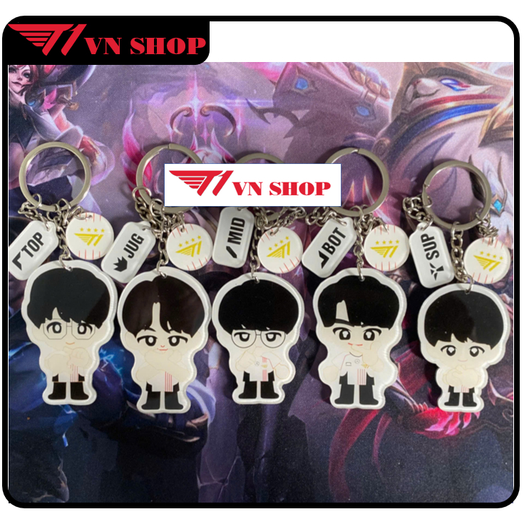 Móc khoá T1, Móc khoá Faker, Móc khoá Zeus, Móc khoá Oner, Móc khoá Gumayusi, Móc khoá Keria