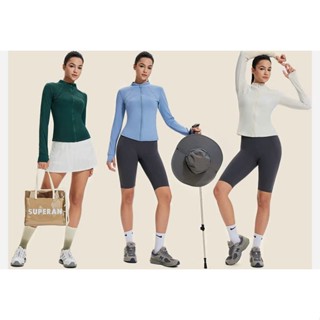  Áo khoác kéo khóa tạo độ thắt eo hàng QCCC 