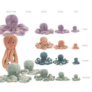 [CHÍNH HÃNG] JELLYCAT OCTOPUS - BẠCH TUỘC BÔNG JELLYCAT