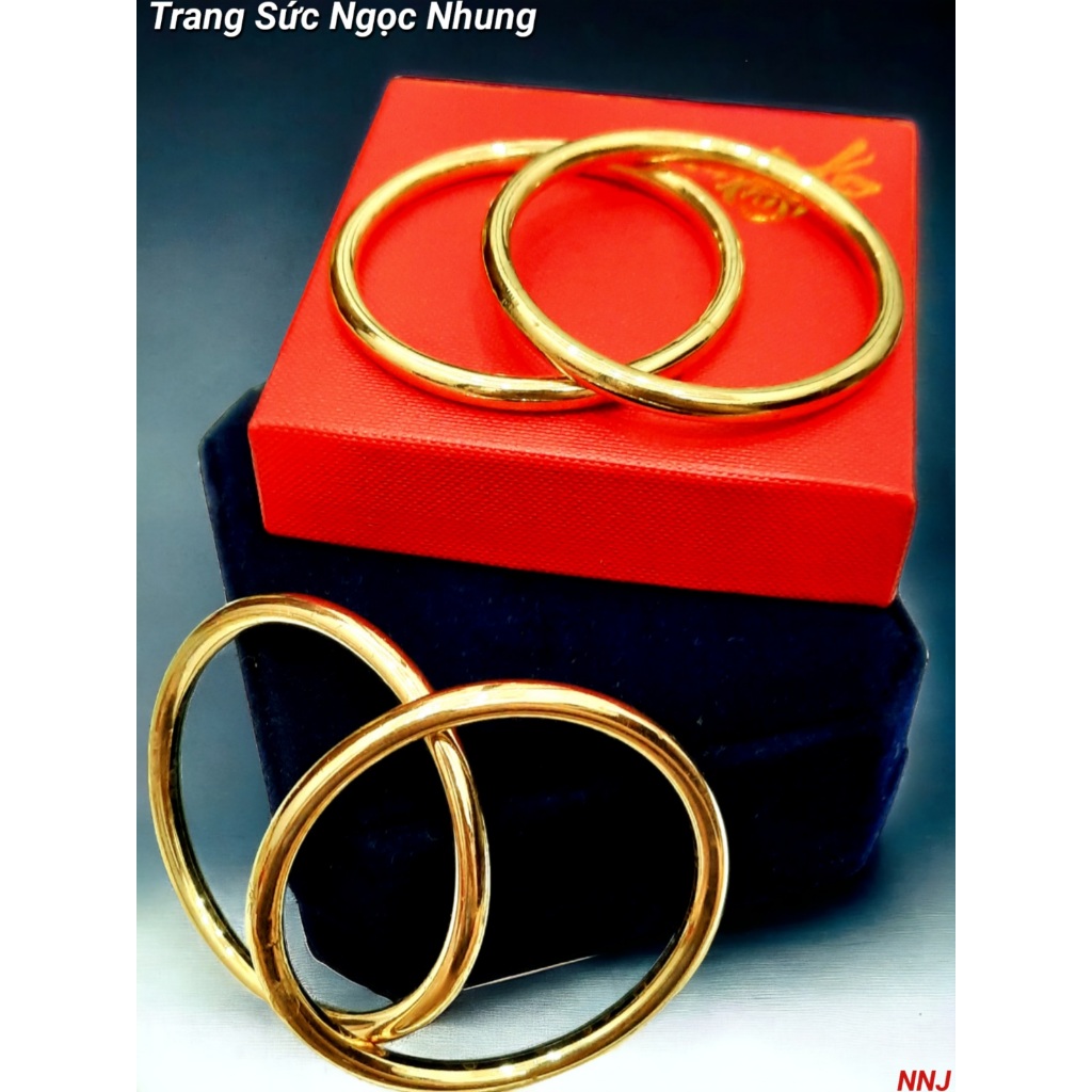 Vòng tròn trơn không khóa đồng đỏ-M40125