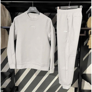 Sét Bộ Thể Thao Nam Nữ LN - Đồ bộ nam nữ cổ tròn dài tay vải nỉ 2 da dày dặn mặc ấm không bai xù (CH01)