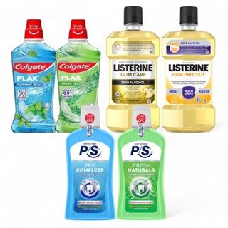 Nước Súc Miệng Colgate Plax 500ml – Trà Xanh & Bạc Hà | Nước Súc Miệng Listerine/PS Kháng Khuẩn