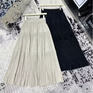  Chân váy nhung tăm dập ly hàng QC 