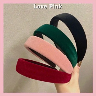 Băng đô cài tóc bản to size 3cm bờm nhunng tiểu thư mấn vải thời trang ngày tết, noel (BD87.1)