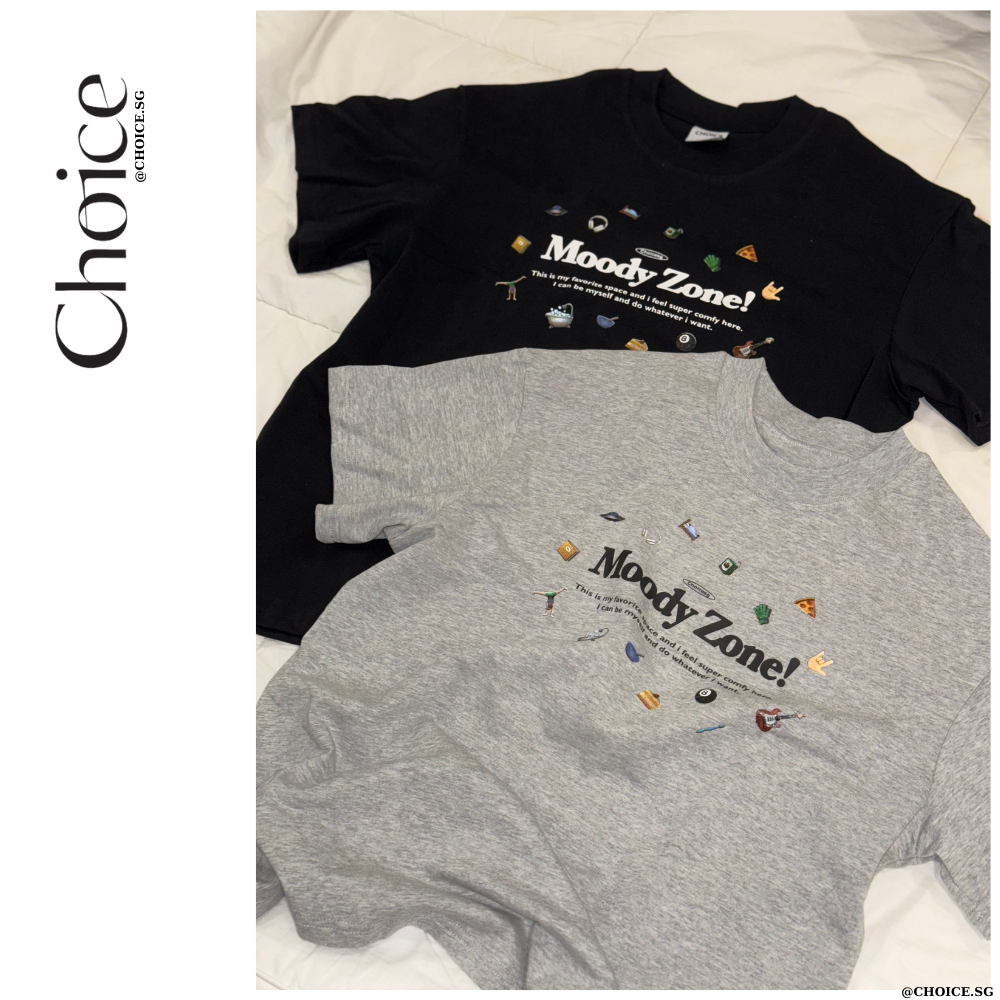 [ FORM BOXY ] Áo Thun BOXY In DTG + In Lụa CHOICE.SG Cổ Tròn Cotton 100% "ICON-Top "