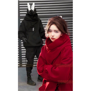   Xu  Áo Khoác Hoodie Ninja Cổ Cao Phong Cách Ninja Che Mặt Mũ Rộng Siêu Ngầu #Hot #2025 