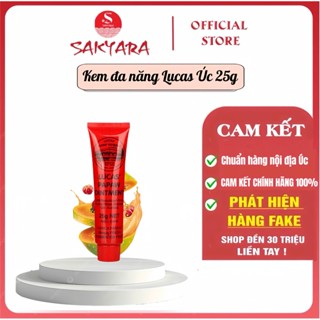  Kem Đa Năng Lucas Papaw Ointment Úc 25 Gram kem bôi môi nẻ hăm tã phỏng da dị ứng 