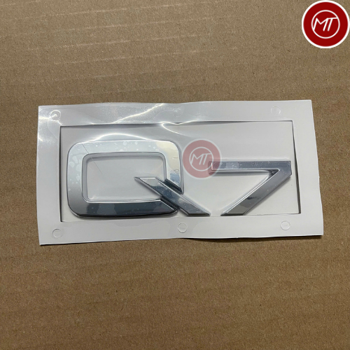 Audi Q7 Bạc - chữ Q7 - Tem Q7