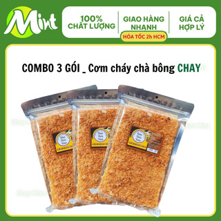[COMBO 3 gói] Cơm cháy CHAY chà bông KIM TIẾN VUA ngon, giòn DATE NEW_Ăn chay. Shop Mint Mint.