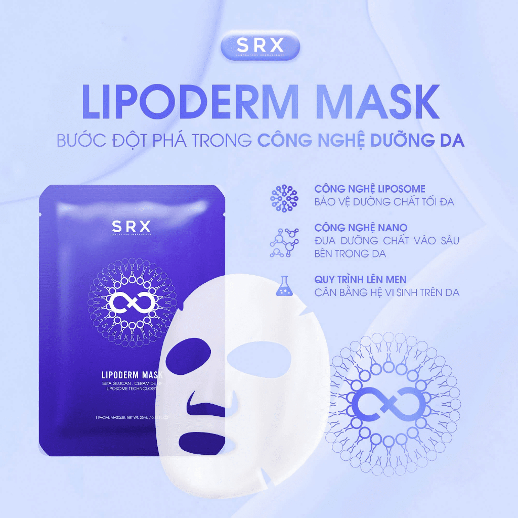 Mặt Nạ Tế Bào Gốc, Phục Hồi, Dưỡng Ẩm, Chống Lão Hóa - SRX Lipoderm Mask 20g | BigBuy360 - bigbuy360.vn