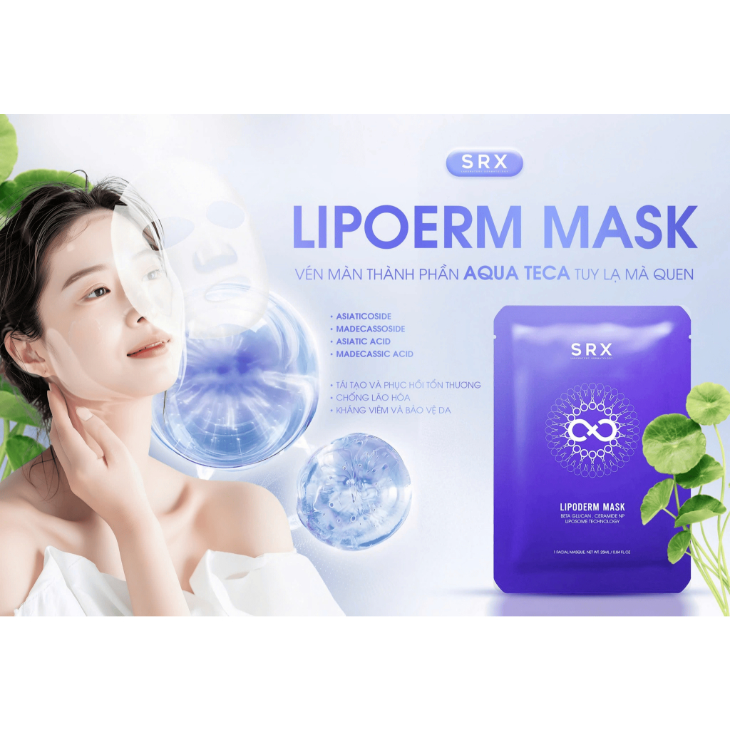 Mặt Nạ Tế Bào Gốc, Phục Hồi, Dưỡng Ẩm, Chống Lão Hóa - SRX Lipoderm Mask 20g | BigBuy360 - bigbuy360.vn
