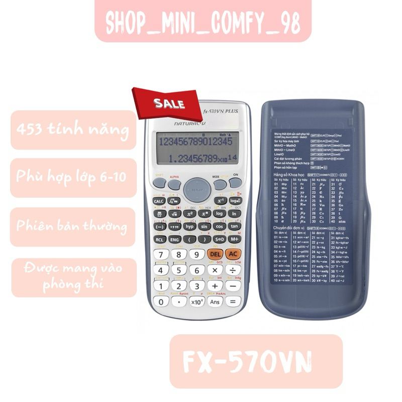 (Sỉ ibox) (LỖI 1 Đổi 1) máy tính fx570vn plus- made in thái lan