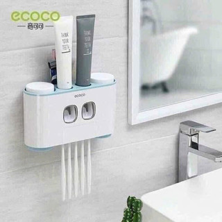 Bộ Nhả Kem Đánh Răng Ecoco Treo Tường Công Đa Năng Tiện Dụng