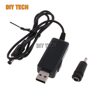 Dây Cáp USB chuyển điện áp 5V sang 9V / 12V hiển thị led