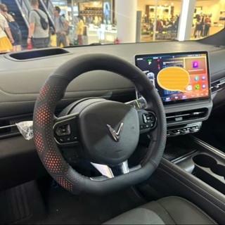 Bọc vô lăng da Nappa loại Dcut xe điện Vinfast VF3, VF5, VFE34,VF6, VF7, VF8, VF9, Kia Seltos, Sonet, Caren, MG, XL7