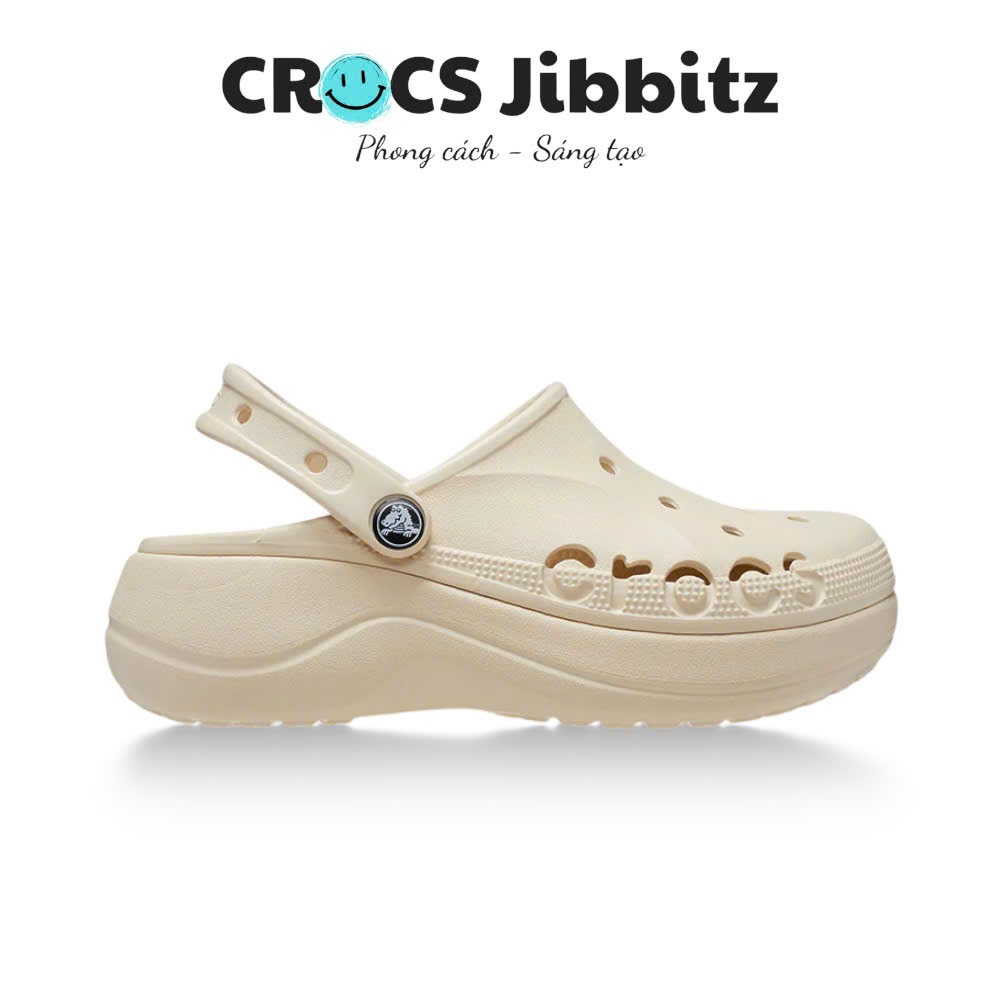 Dép Cross Nữ  Classic Platform Đế Cao 5CM - Sục Cross Nữ Đế Cao,Tặng Charm 3D