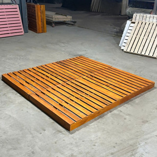 KÍN GẦM - Giường Ngủ Pallet Gỗ Cao Cấp, Bản Nan To, Cao 10cm, BH 18 THÁNG, Gấp Gọn, Mẫu Chuẩn 100%