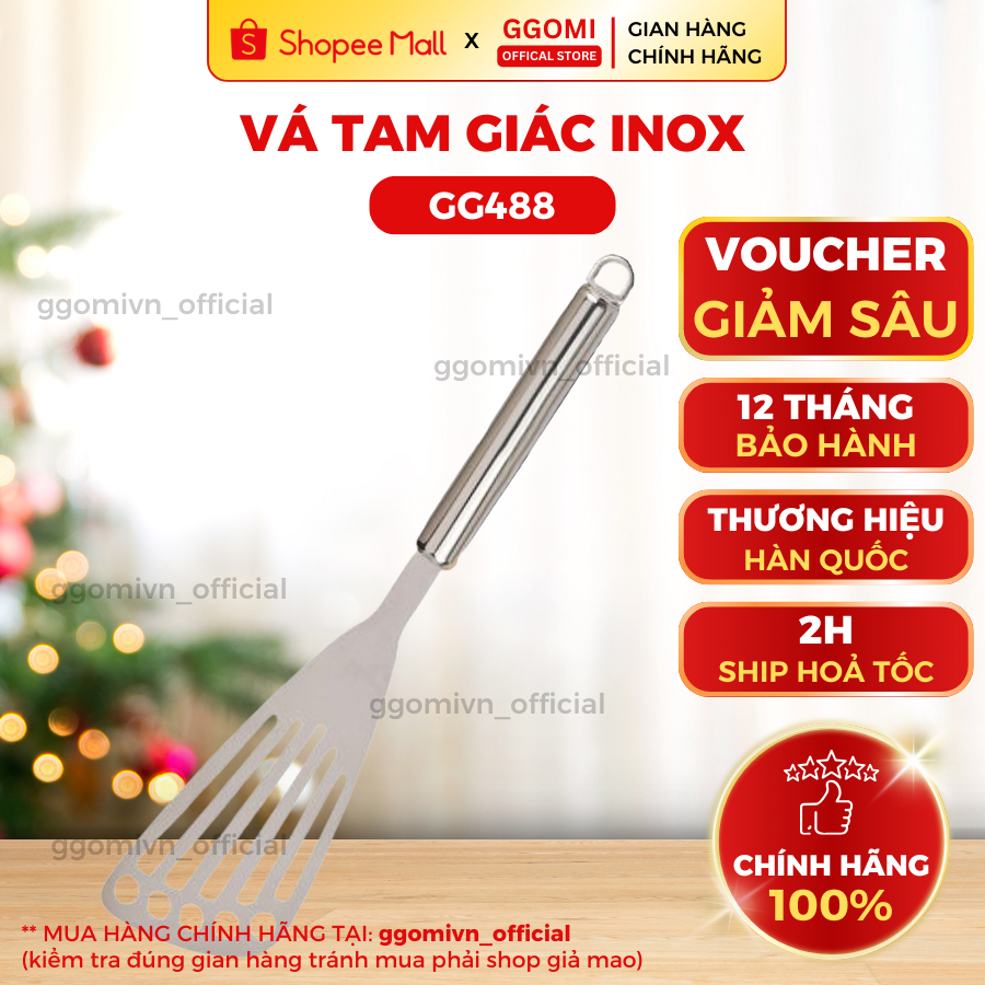 Vá tam giác Ggomi GG488 dùng để xào, lật đồ ăn