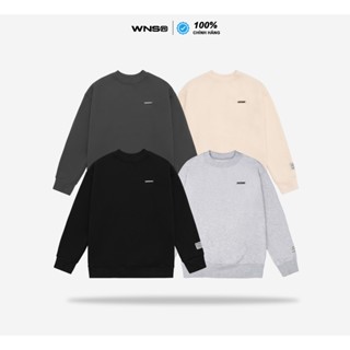 WNS Sweater Metallic - Áo Nỉ Bông Basic Form Oversize Chính Hãng Local Brand WNS