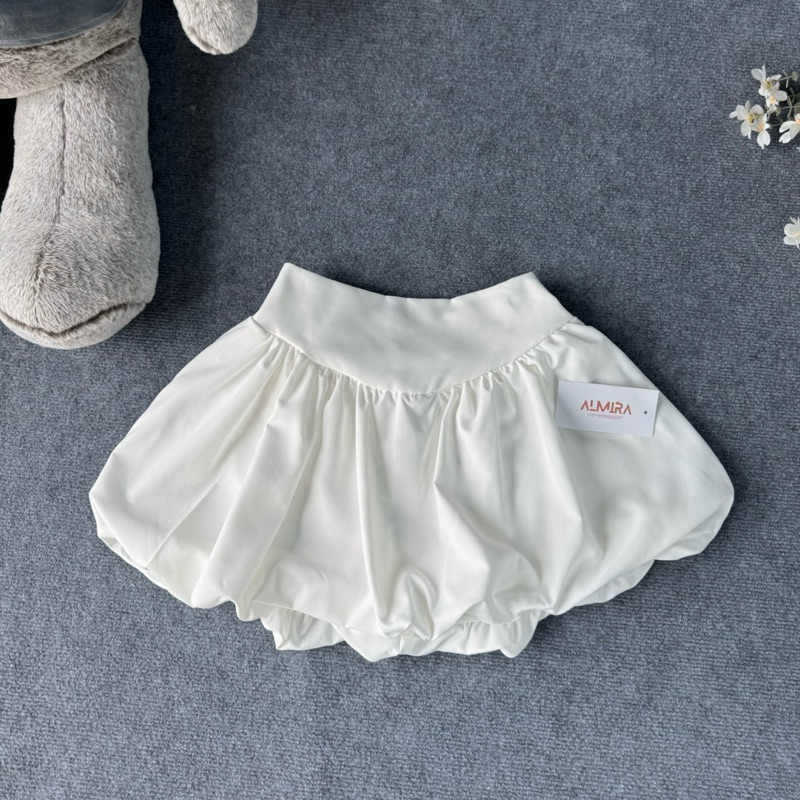 Chân Váy Bí Phồng Lưng Chun Dáng Trơn Chất Thô | BigBuy360 - bigbuy360.vn