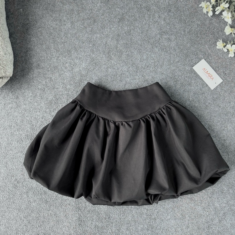 Chân Váy Bí Phồng Lưng Chun Dáng Trơn Chất Thô | BigBuy360 - bigbuy360.vn