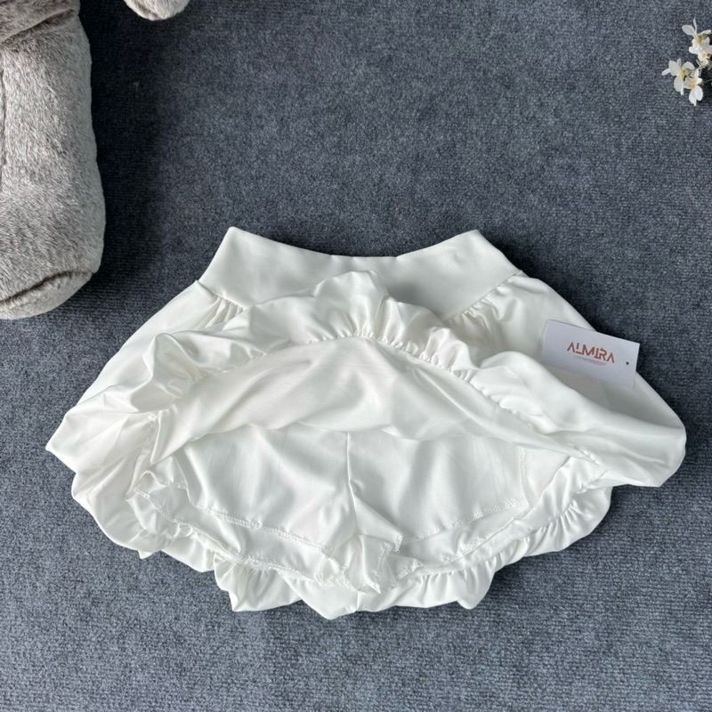 Chân Váy Bí Phồng Lưng Chun Dáng Trơn Chất Thô | BigBuy360 - bigbuy360.vn